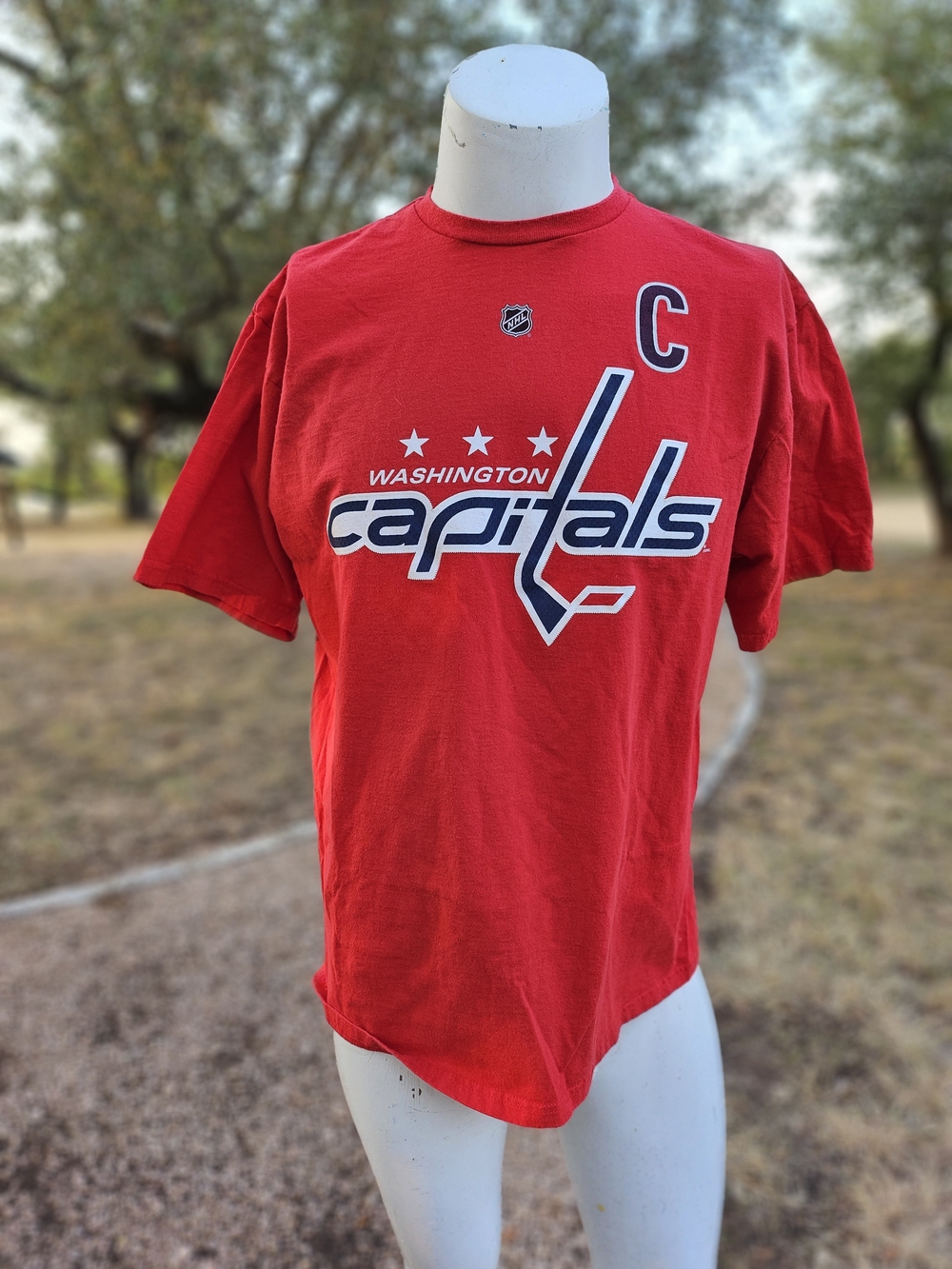Reebok Alexander Ovechkin Red Washington Capitals Player Number 8 T-Shirt XL
